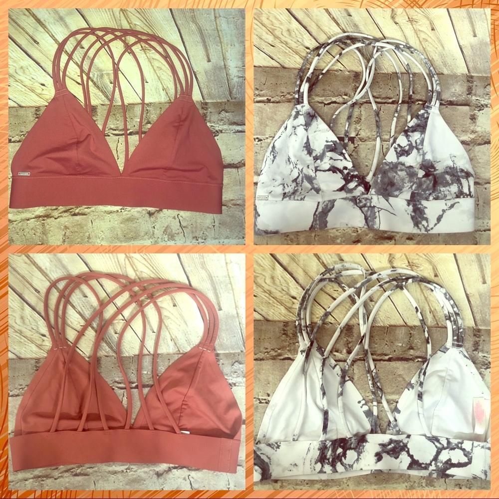 Set of 2 VS PINK Bra Bralette Small EUC